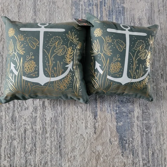 New Anchor 2 Pillows set Rifle Paper Co - Picture 6 of 9